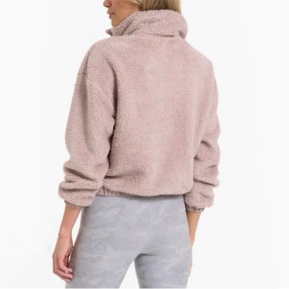 Vuori Alpine Women's Cream Fleece Jacket size Large - Picture 3 of 11